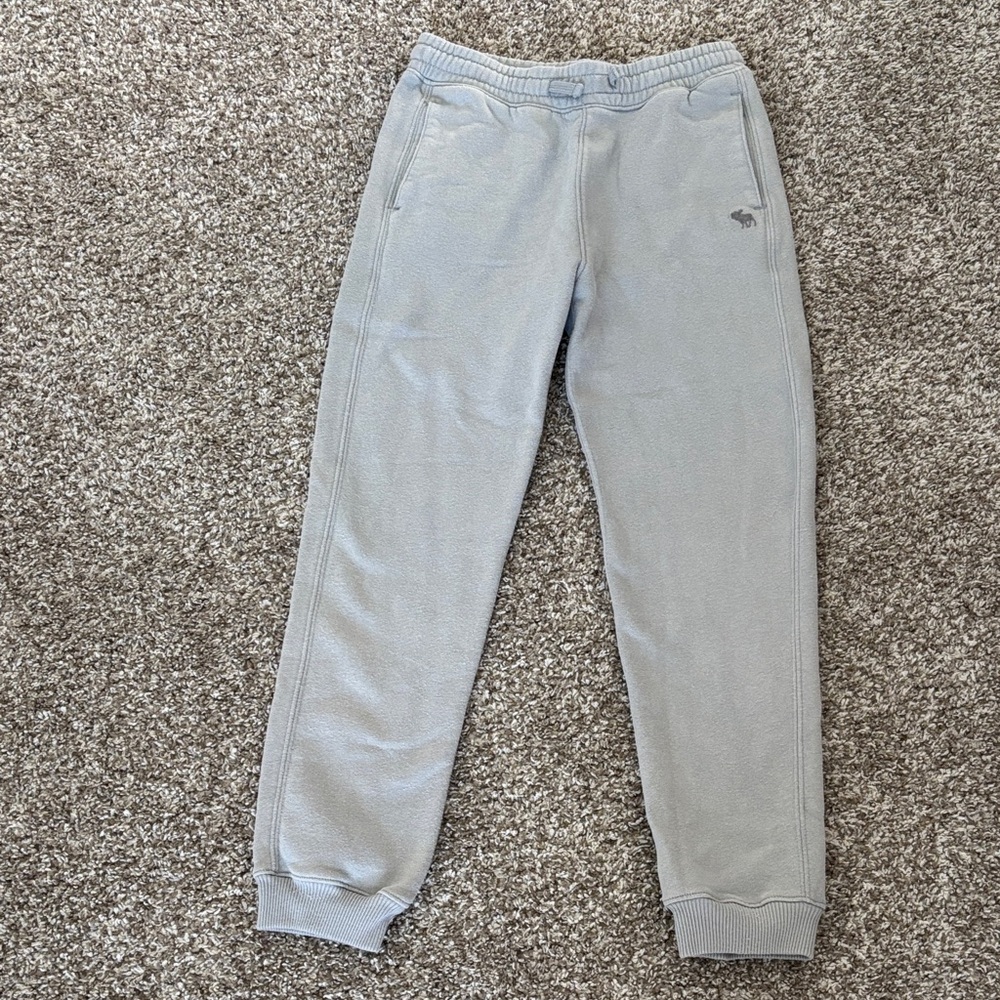 Gray Abercrombie kids Jogger Sweatpants boys 11/12